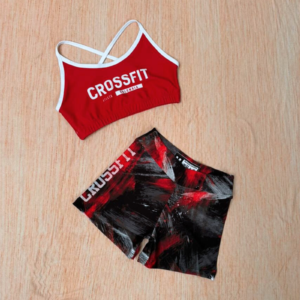3(2) Short pincel rojo - Top brook rojo cross