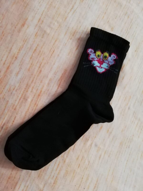 Media caña negra Pantera Rosa