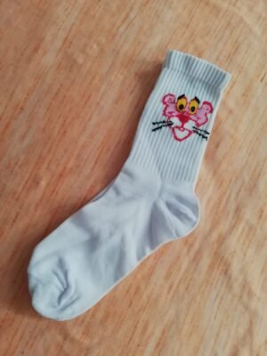 Media caña blanca Pantera Rosa