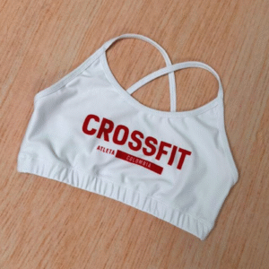 Top brook blanco cross rojo